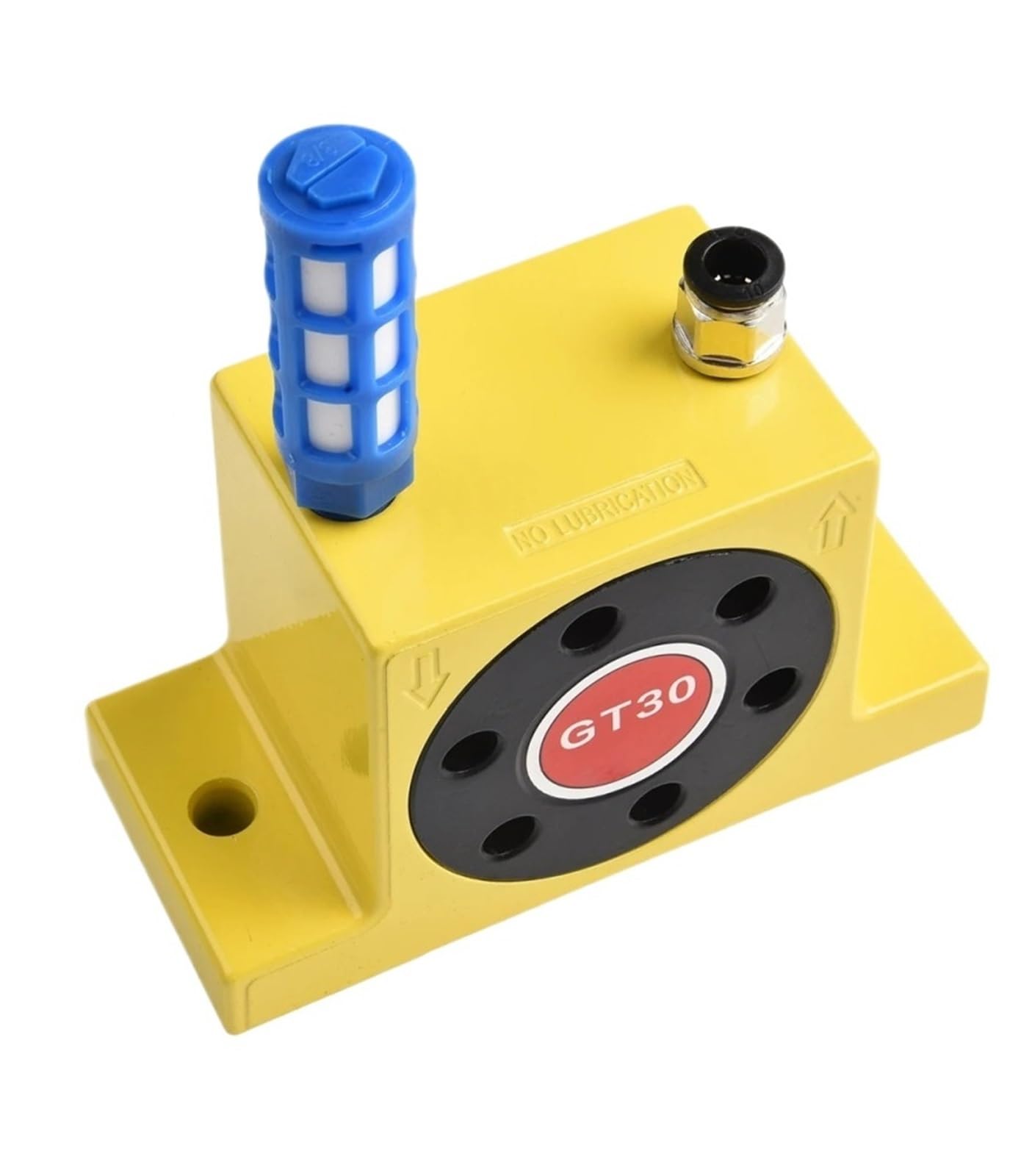 Jwseo Gt 36 Aluminum Alloy Turbine Pneumatic Vibrator Industrial Air Pneumatic Vibrator Turbine Drive Vibrator Even Load Distribution(Gt 36)