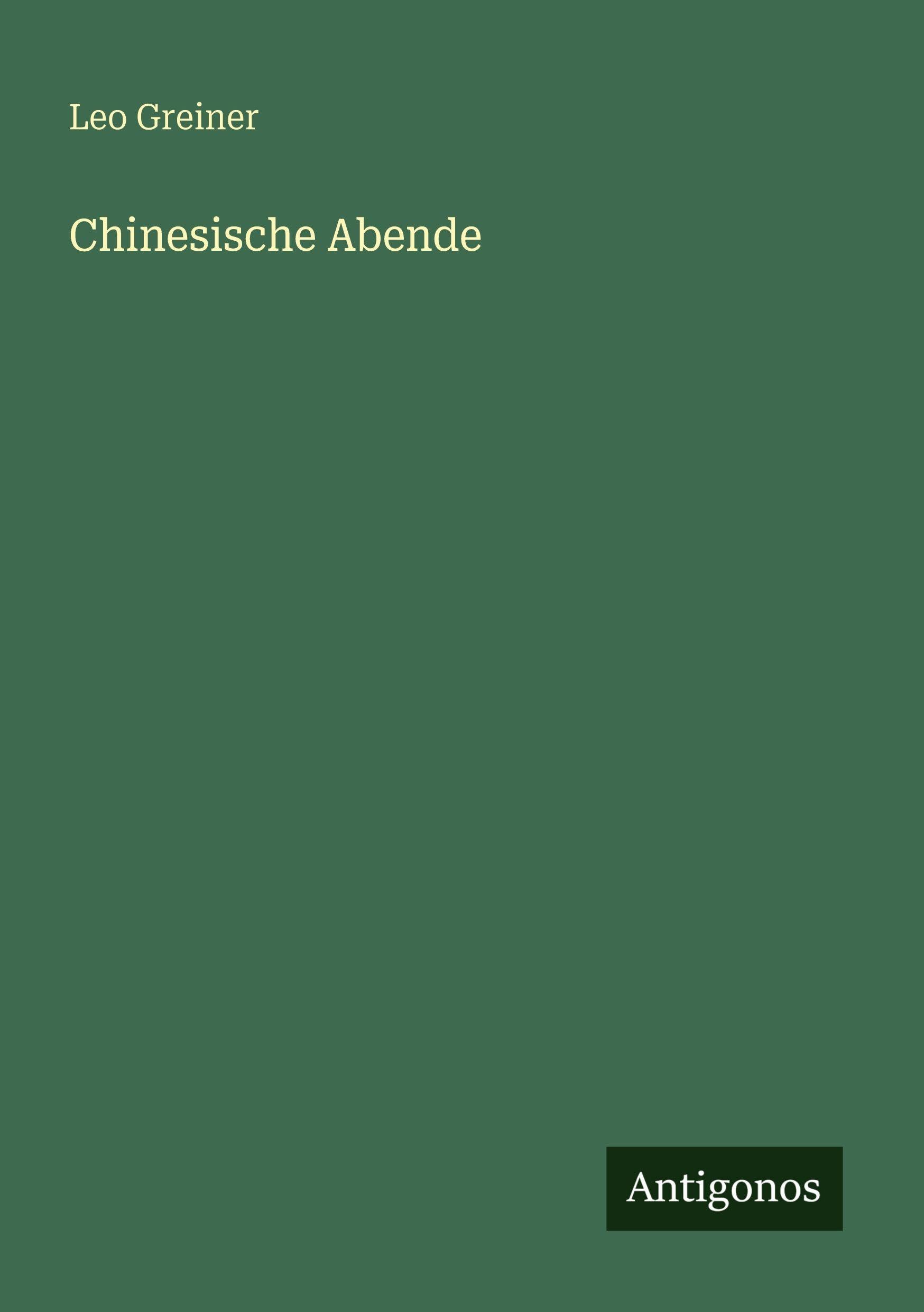 Chinesische Abende