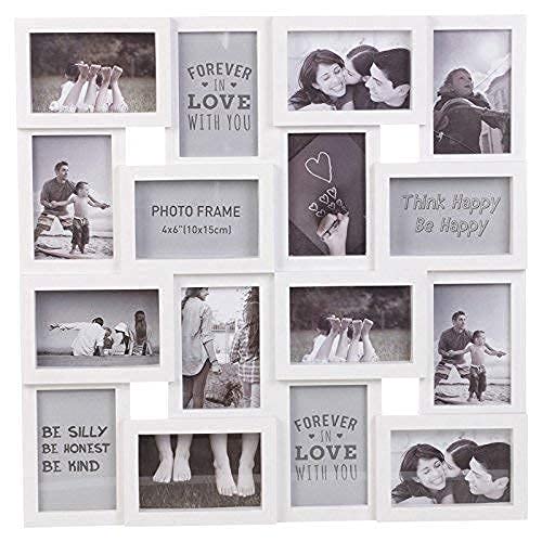 Urbn-Living White16-Frames Multi Collage Photo Frames from B&Q