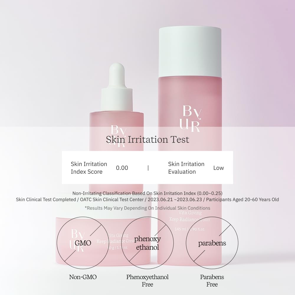 ByUR Vita Giving Keep Radiance Toner - Brightening & Hydrating, Dark Spots & Hyperpigmentation, Uneven Skin Tone, Hyaluronic Acid, Niacinamide, & Vitamin C, Gentle Facial Pore Care Korean Skincare - Image 6