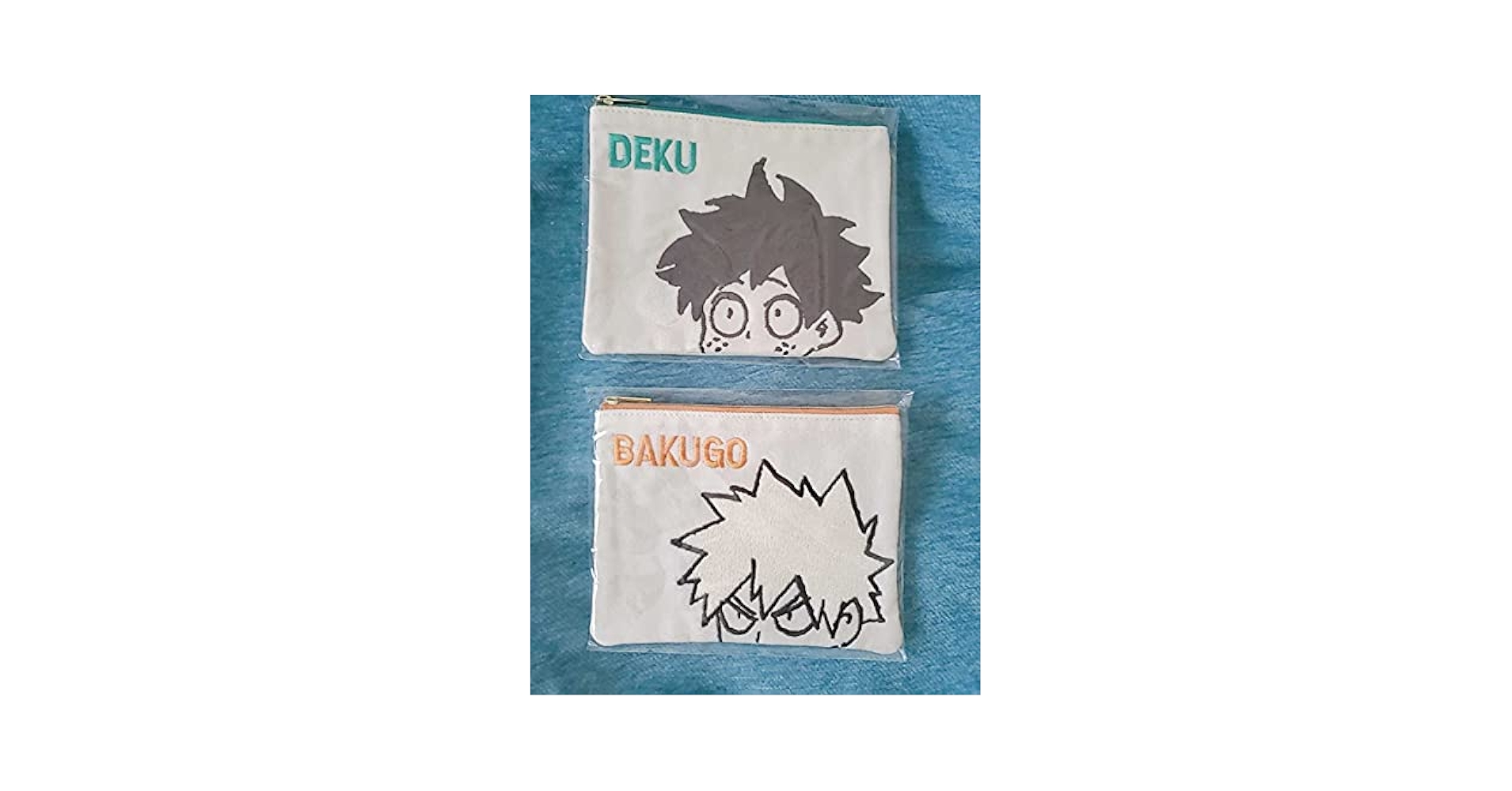 Amazon.co.jp: 僕のヒーローアカデミア デニム刺繍ポーチ デク