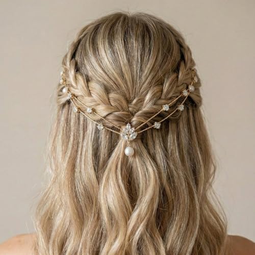 Image of Tiara for Women Stylish Rhinestone Crown Hair Accessory Bridal Princess Crystal Headpiece for Wedding Party Prom Birthday Bride Hair Jewelry Girls Fashion Crown