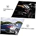 FELTECHELECTR Rear Bumper Reflector Right Side False Light Decorative Parts Visibility for Safer Driving Weather-resistant Design Compatible