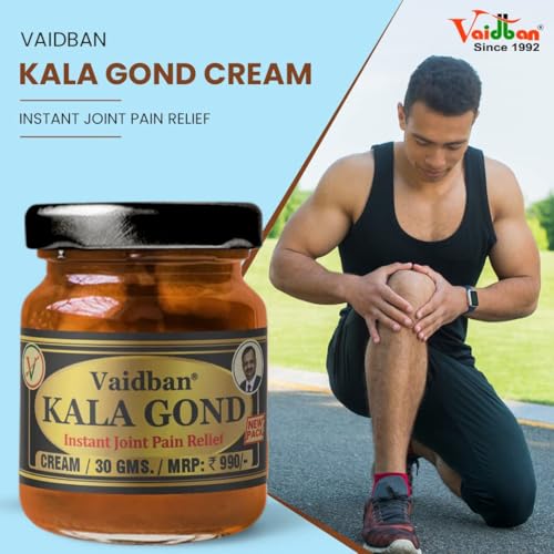 Image of Vaidban Kala Gond Cream - Instant Ayurvedic Pain Relief Cream for Men & Women (30 Gm)