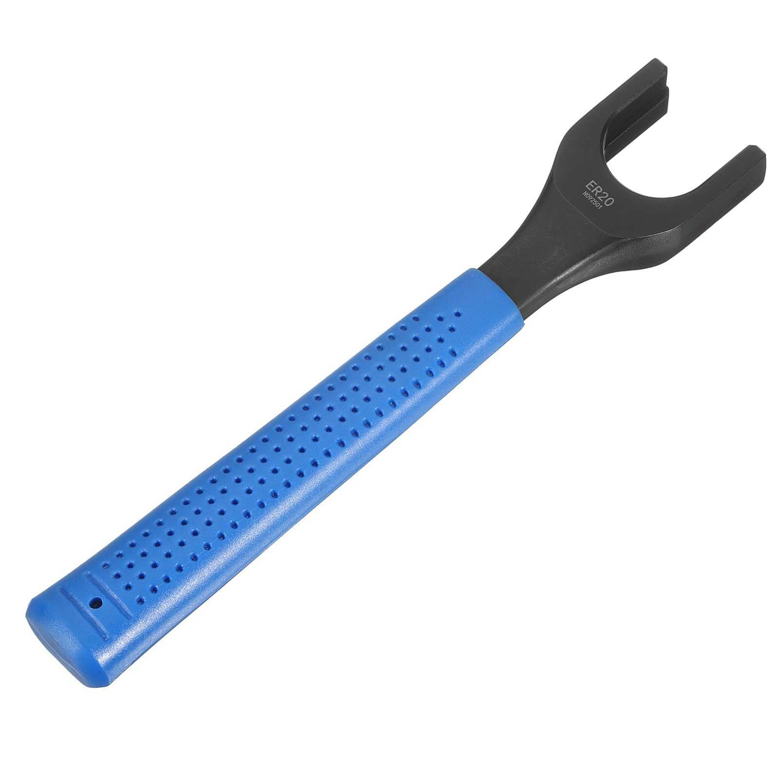 uxcell ER20 O-Type Collet Chuck Wrench Spanner 40CrV Integral Type Nut Spanner with Non-Slip Handle for Clamping Nut Milling Machine Lathe Chuck Holder Tools