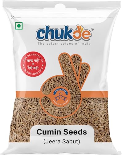 Image of Chukde Jeera Sabut - 250 Grams (50gm x 5) | Whole Spices for Vegetarian, Meat, and Rice Dishes, Snacks, and Beverages | Digestion Aid, Blood Sugar Regulator, Anti-Inflammatory
