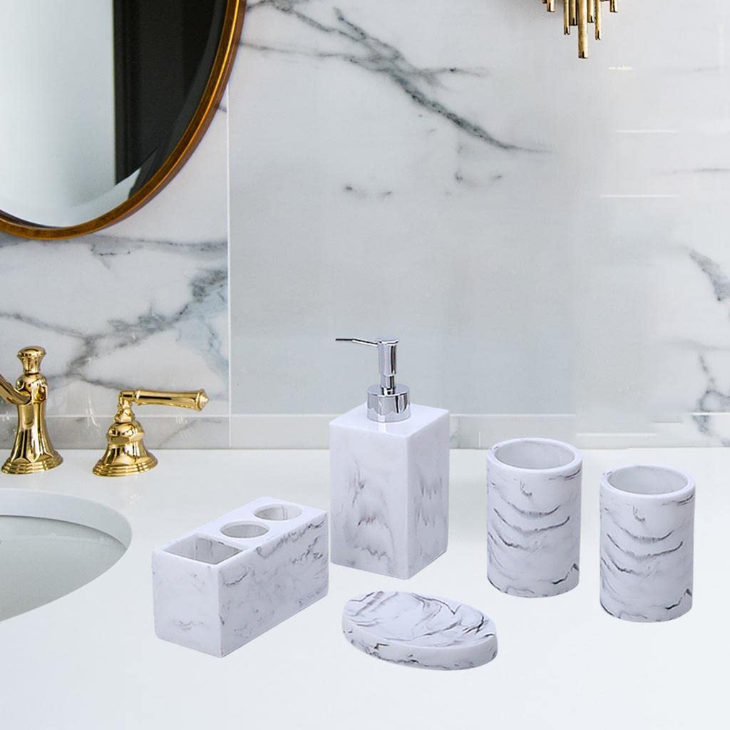 arythe 5X Bathroom Vanity Accessory Set for Bathroom Vanity Countertop