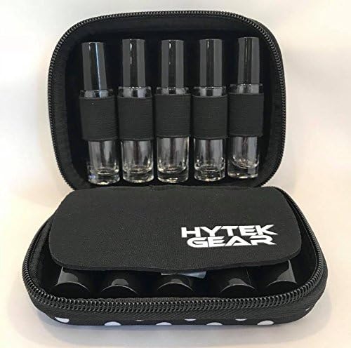 Essential Oil Carrying Case Holds 10 Bottles Perfect for Roller Bottles 5ml - 10ml Multiple Colors! (2 Pack, Black Polka Dot)