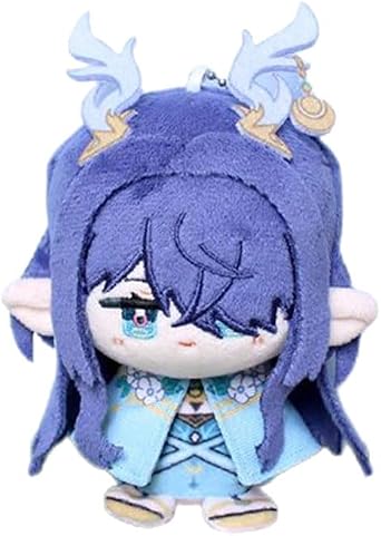 4 Inch Anime Genshin Nefer/Jahoda/Aino/Lauma Backpack Decorative Pendants Plushie Keychain Plush Doll