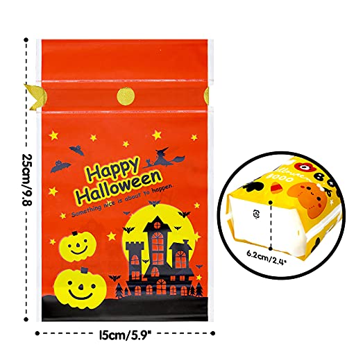 50 Pcs Halloween Candy Bags Halloween Drawstring Candy Bags Halloween Treat Bags Cookie Bags For Halloween Party Favor Gift Wrapping Supplies #TOP1