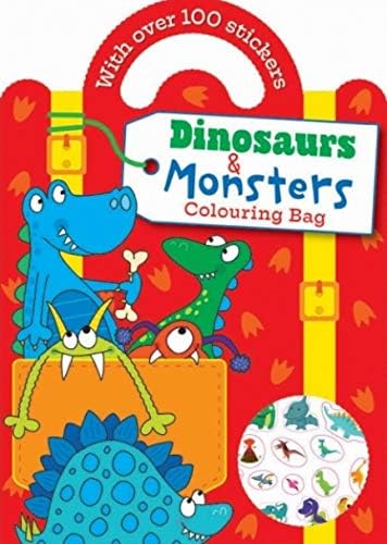 Anila's Dinosaur Activity Set with Colouring, Sticker & Activity Books, Puzzle, Tattoos, Colouring Mug, Construction Building Set, Stationery & Felt Tips. (Perfect for Ages 4-8)