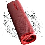 XIAOMI Portable Bluetooth Speaker Bluetooth 5.4, IP67 Wireless Speaker Waterproof with 12 Hours Playback Time, Supports TWS Connection (Red)