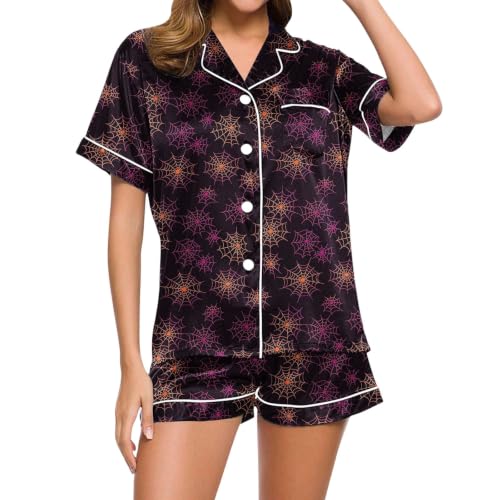 ZHIHAIHEN Halloween Pajamas Women 2 Piece Shorts 29# Multicolor Large - image 1