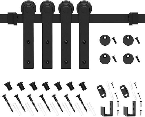 Miniatura 6 de WINSOON - Set de miniherrajes para puerta corrediza de minigranero, para armarios pequeños, soportes de TV