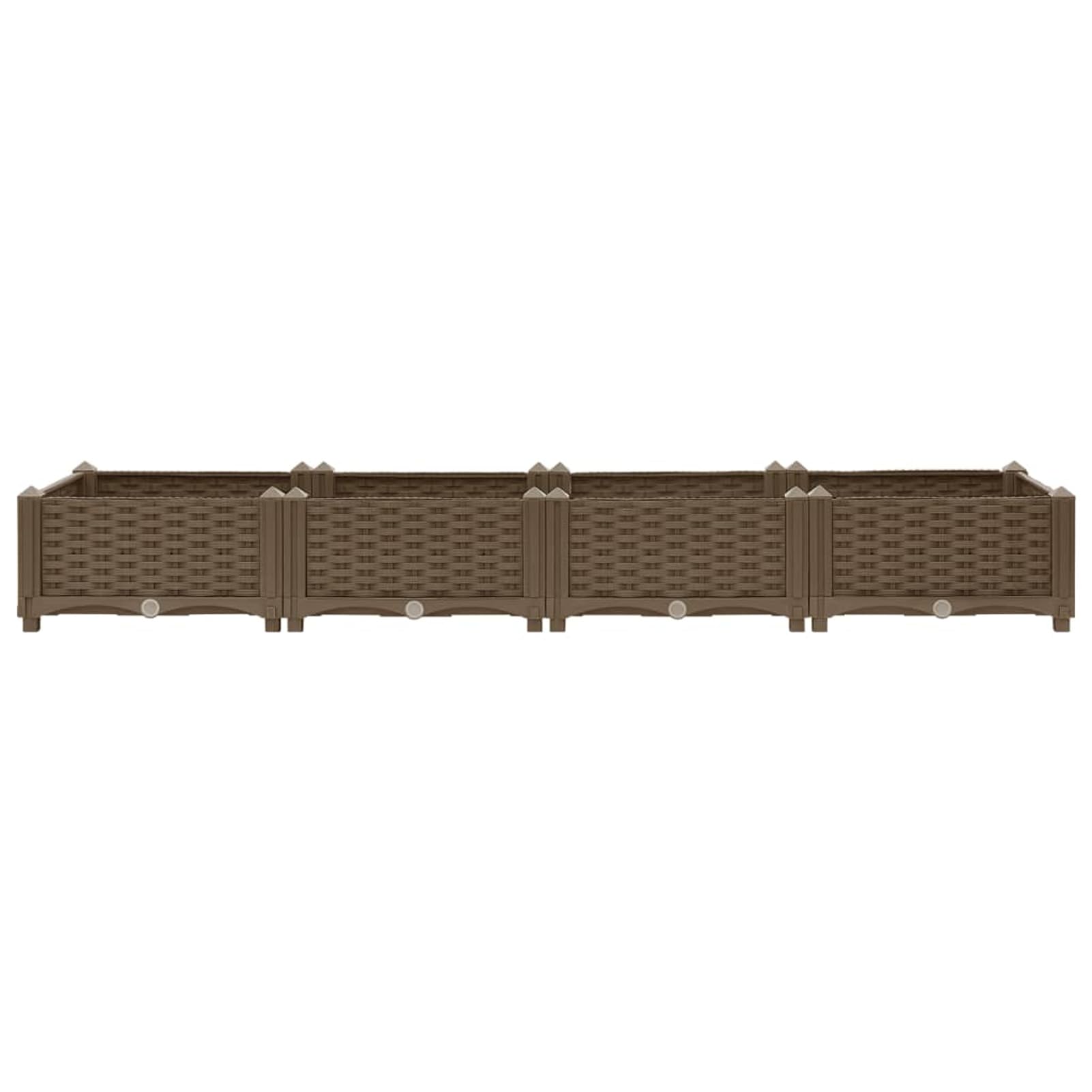ShGaxin Arriate, Tavolo Da Coltivo, Orto Domestico, Coltivazione Di Piante Aromatiche, Arriate Da Giardino, 160x40x23 cm Polipropilene