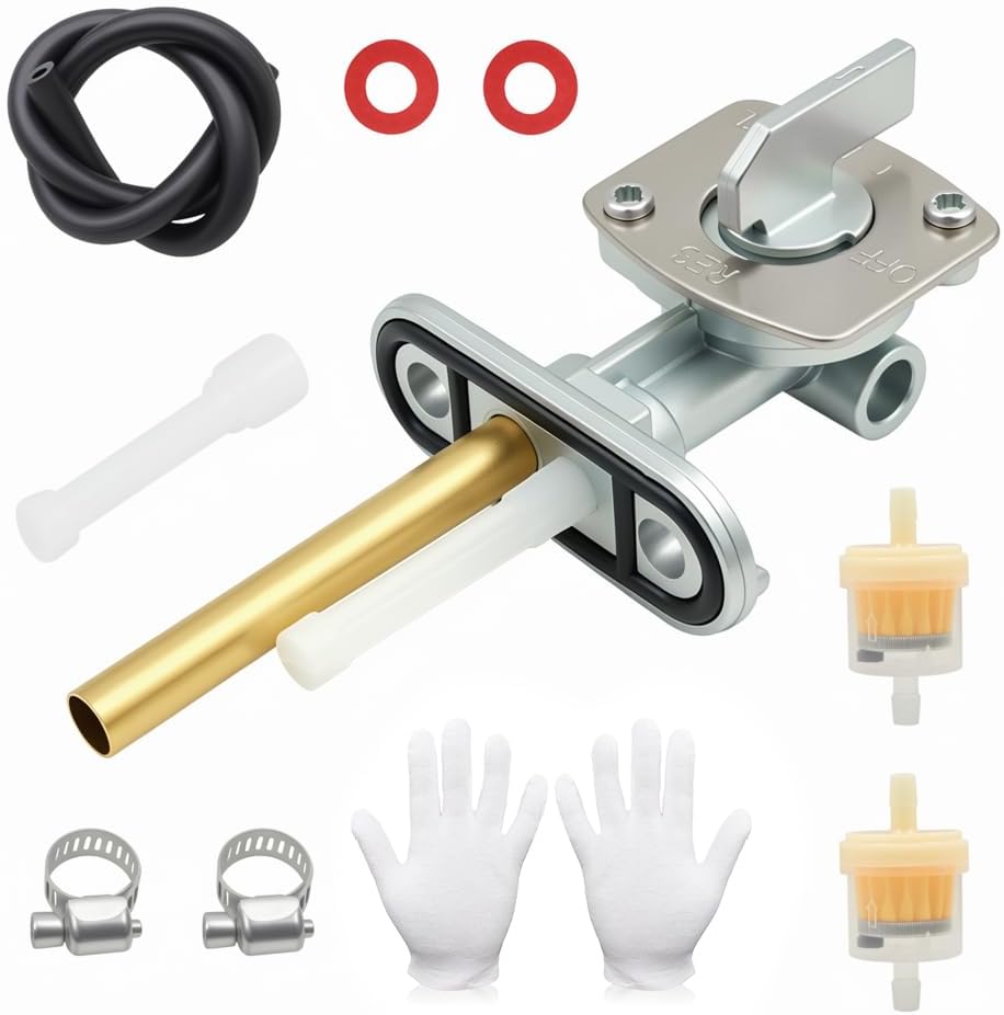 Fuel Petcock Valve Fits Kawasaki Suzuki Yamaha ATV Motorcycles 1986-2016 Fuel Gas Tank Petcock
