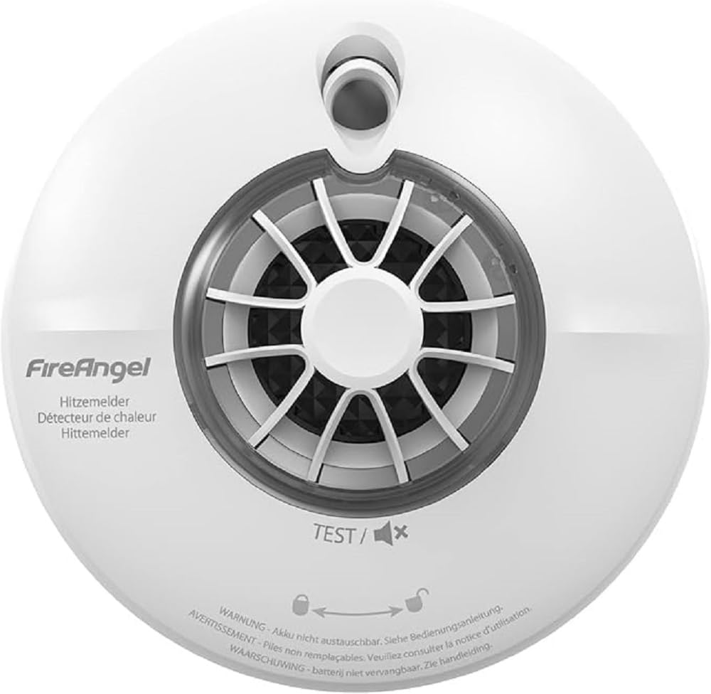 Fireangel White Fire Angel Ht-630-Eut Thermistek Heat Alarm 10 Year Battery Life, Radio Networkable