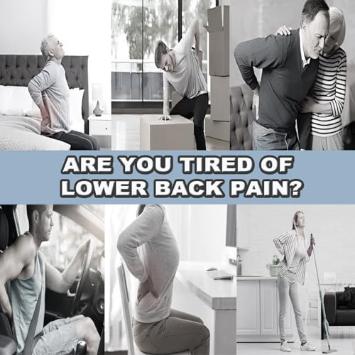 ANAMPION Faja Lumbar Para Hombre Y Mujer,Con 5 Varillas De Soporte,Transpirable Cinturón Lumbar Con Doble Ajuste,Alivia Dolor De Cintura Y Espalda,Disco Herniado, Escoliosis - imagen 8