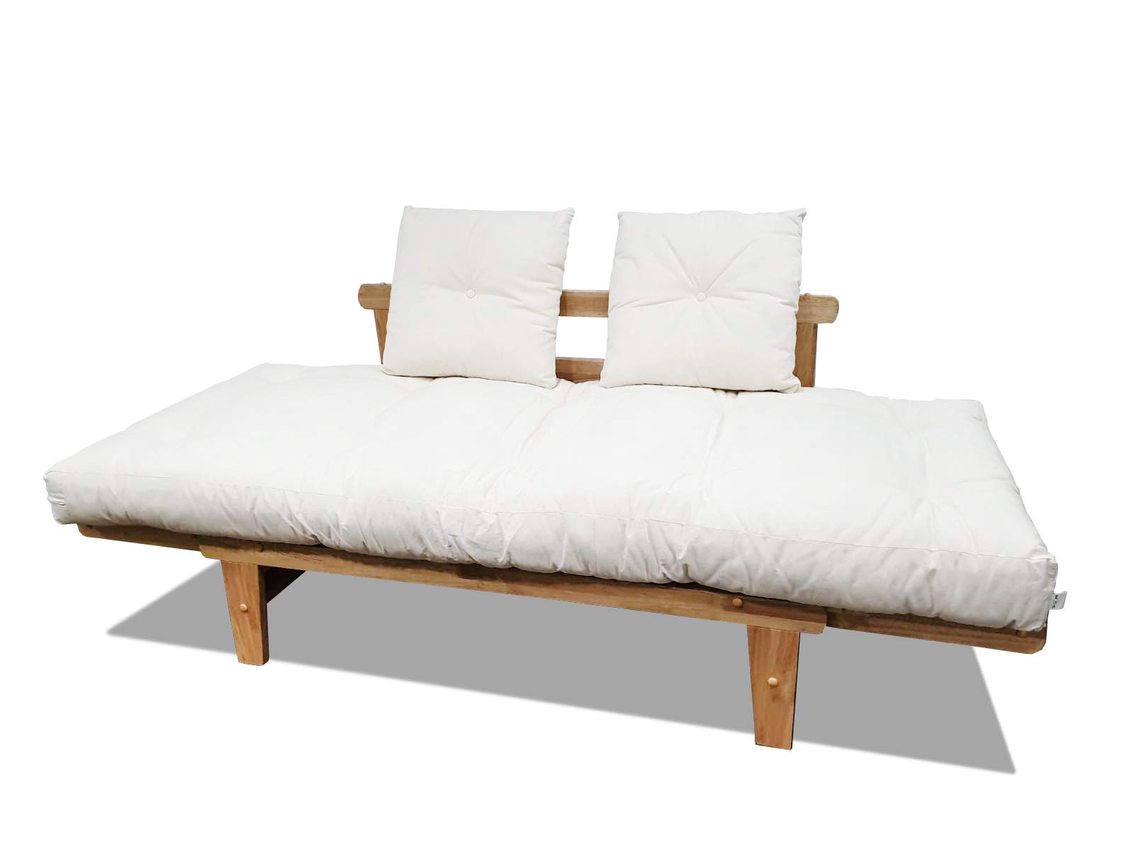 Divano-letto Sésamo, Naturale, greggio Futon, 200x82x32 cm