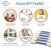 Glaciart One Swabs Cat Toys with Catnip - 6 Pk | Durable for Chew, Cute Cat Toys Interactive Kitty for Boredom, Exercise, & Play | Filled w/Organic Catnip for Anxiety & as Digestive Aid | Gift Idea #1