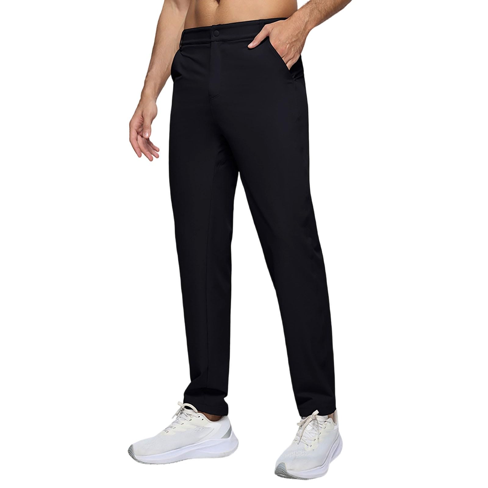 YRxUIAI Pantalon cargo pour homme, taille élastique, tactique, militaire, randonnée, travail, jogging, chino, multi-poches
