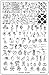 FingerAngel 4PCS XL Nail Art Stamp Plates with Stamping Image Plates Collection Manicure Tools Plate Organizers XL07-10