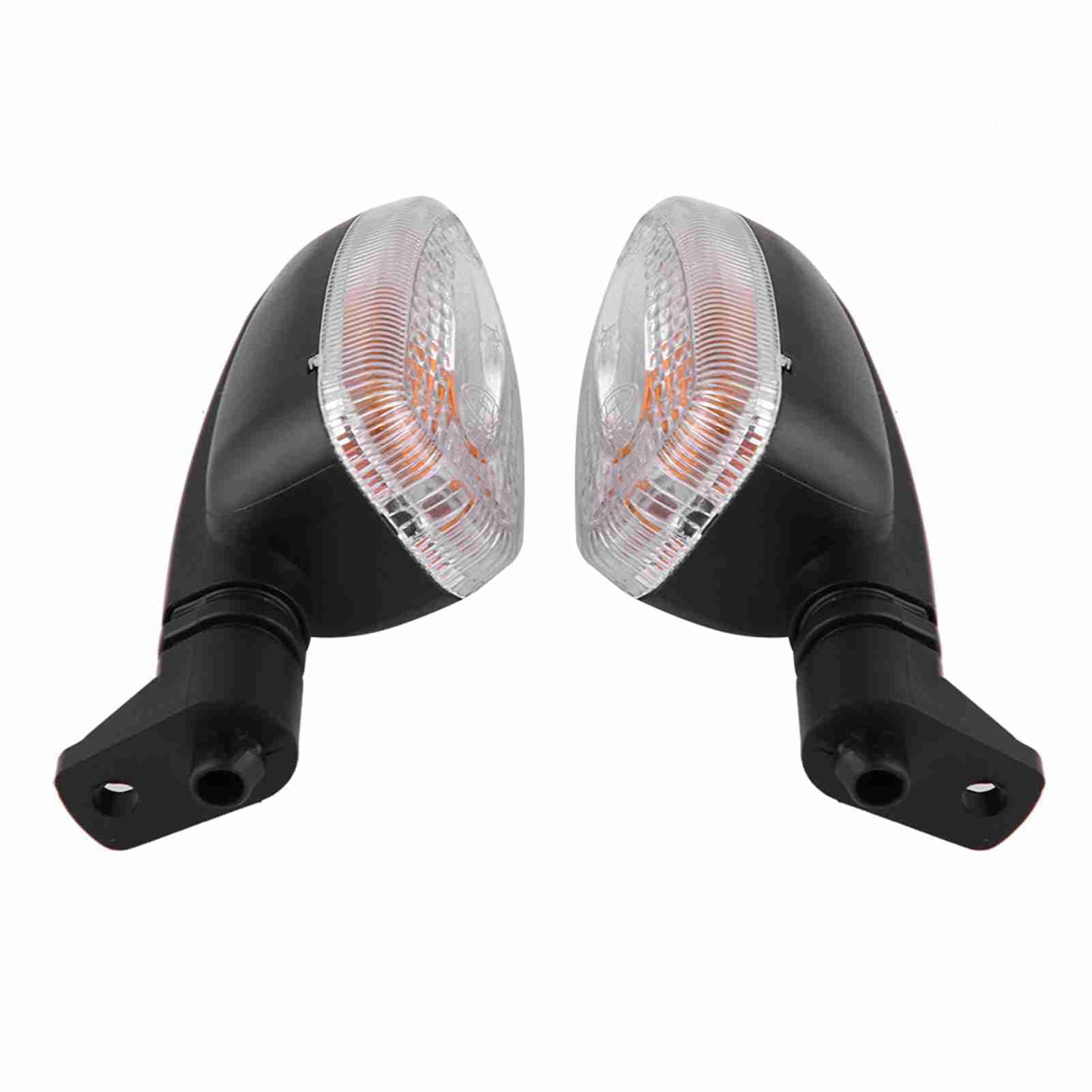 Qiilu 2 pezzi Indicatori di Direzione per Motocicletta Luci a LED Indicatori Luminosi per Moto Kit Indicatore di Direzione Lampada Moto Retro Impermeabilei di Direzione a LED Universale (Giallo
