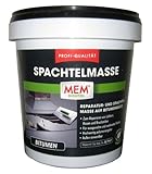 Zuverlässige Reparatur- und Spachtelmasse auf Bitumenbasis zum Reparieren von Löchern, Rissen, Bruchstellen, Blasen oder zum Ausbessern von Dachkehlen