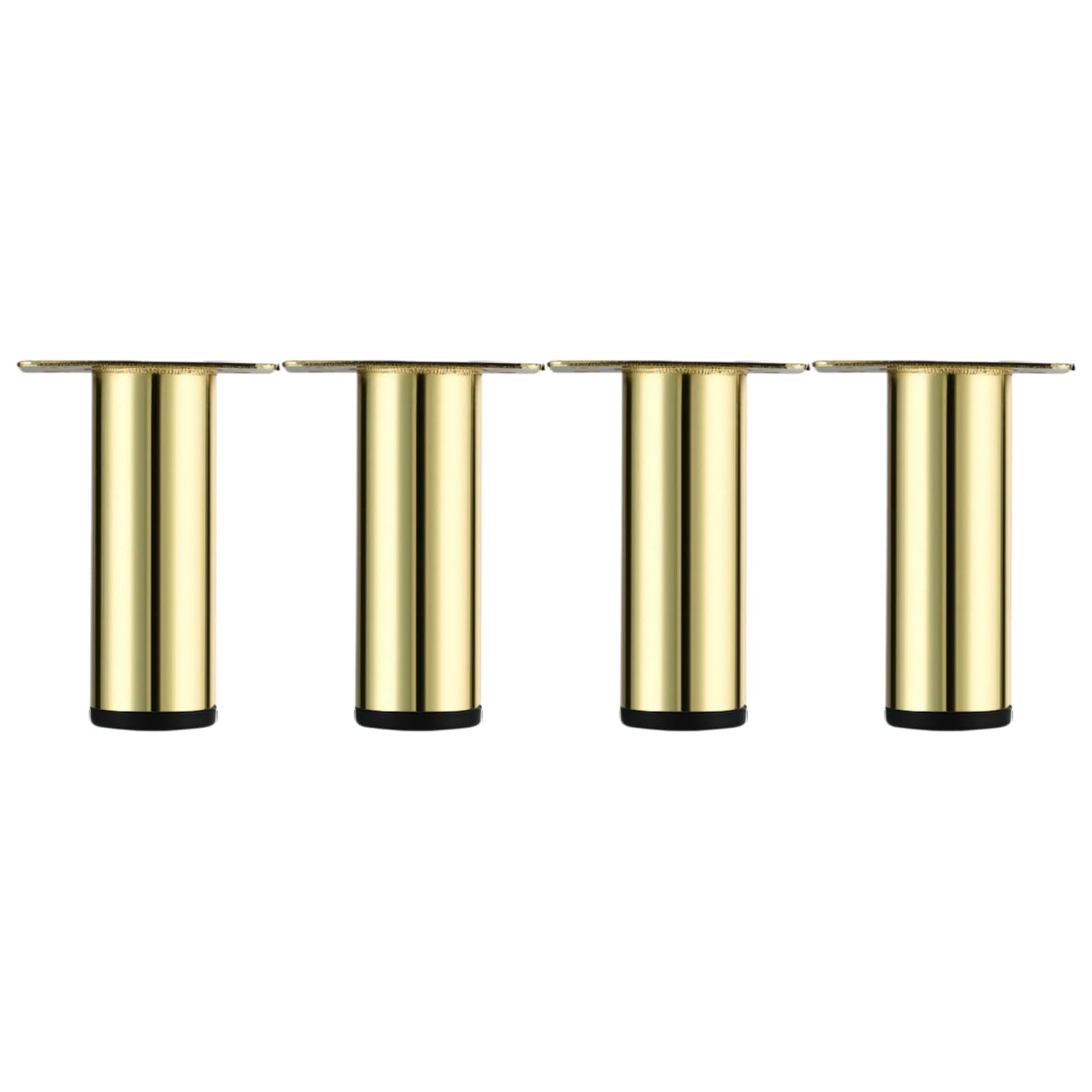 Patas para muebles de diseño dorado de 10cm, ideales para renovar el salón o el baño