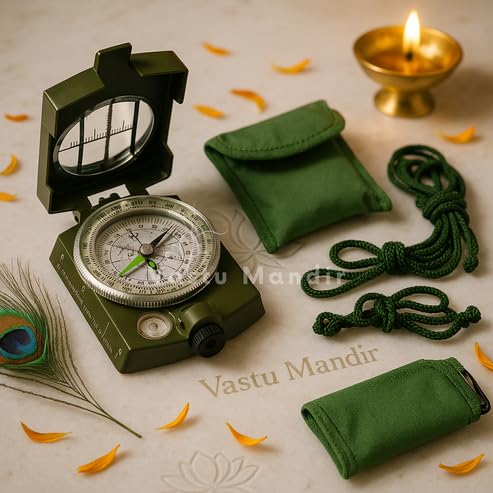Image of Military Vastu Compass Vastu Remedy Accurate 16 Zone Direction Finder