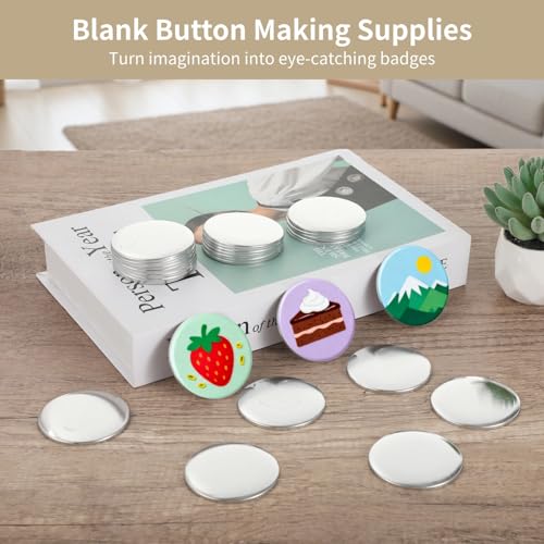 Badges vierges 58 mm de haute qualité avec coques en métal résistant et Mylar