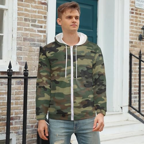 Chaqueta ligera con capucha para hombre miniatura 3