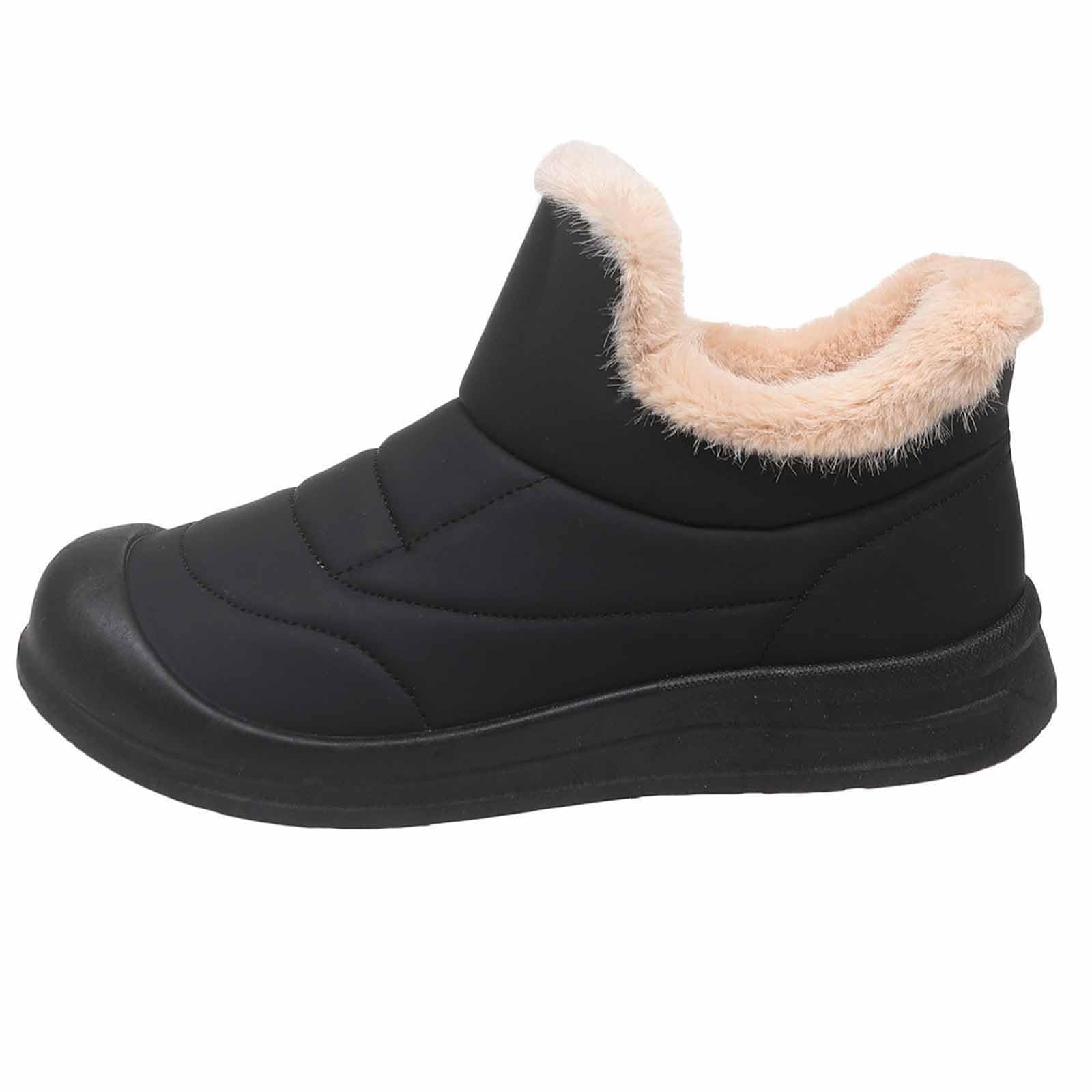 Apres Ski Femme Bottes De Neige Pour Bottines Hiver Chaussures Chaudes Après Botte Chaussure Randonnée Impermeable Bottine Grand Froid D'hiver Fourrées Boots Raquette Imperméable Raquettes À Adulte
