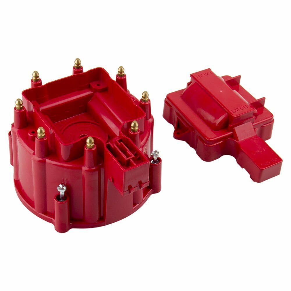 Rojo macho HEI Distribuidor Cap Bobina y Rotor de repuesto para SBC 283 307 350 400 BBC 454 396