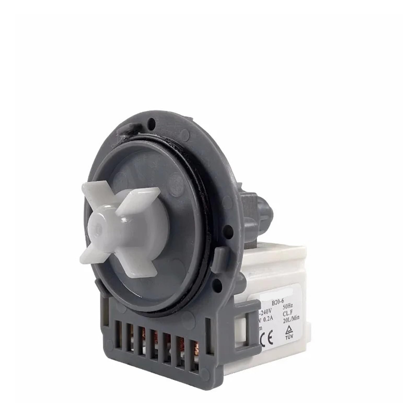 Bomba De Drenaje For Lavadora | Compatible Con B20-6 B30-6A | Bomba De Drenaje For Lavadora De Tambor(For B20-6)