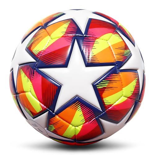 Champhox Size 4 Soccer Ball, Durable Long-Lasting Construction