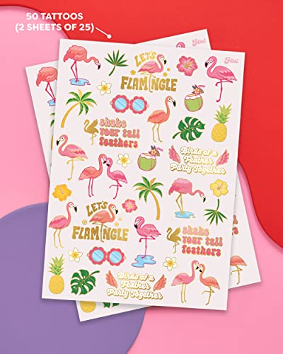 xo, Fetti Flamingo and Tropical Temporary Tattoos #TOP18
