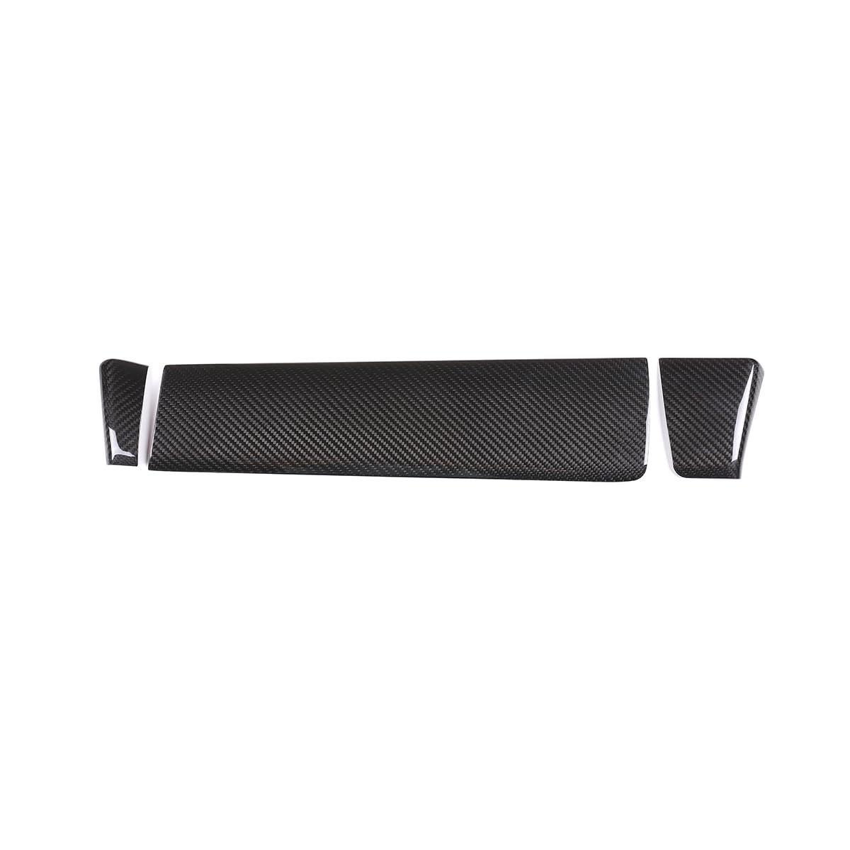 Auto Real Carbon Fiber Fit for Porsche Macan 2018-2020 Center Console Panel Strips Cover Trim Car Interior Accessories