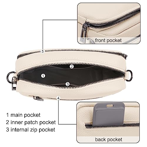 image for TIAASTAP Crossbody Bags for Women - Leather Handbags & Shoulder Bags w