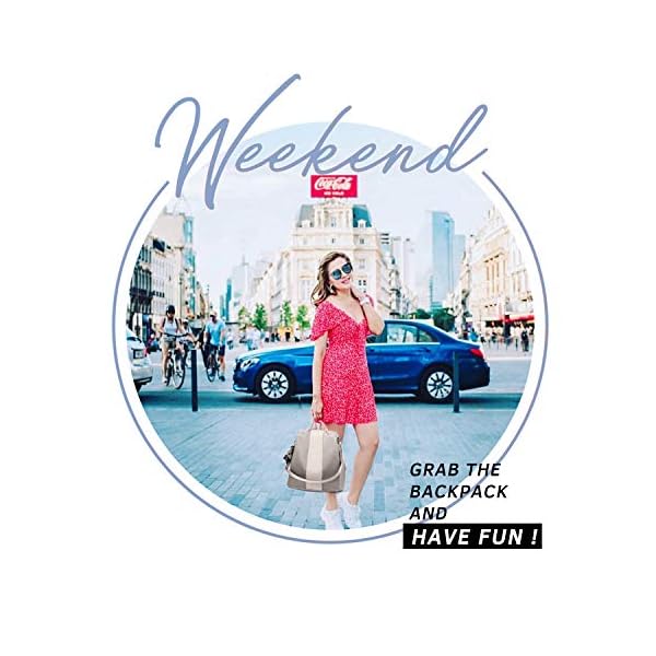 TcIFE Backpack Purse for Women Fashion School Purse and Handbags Shoulder Bags Nylon Anti-theft Rucksack - Image 9