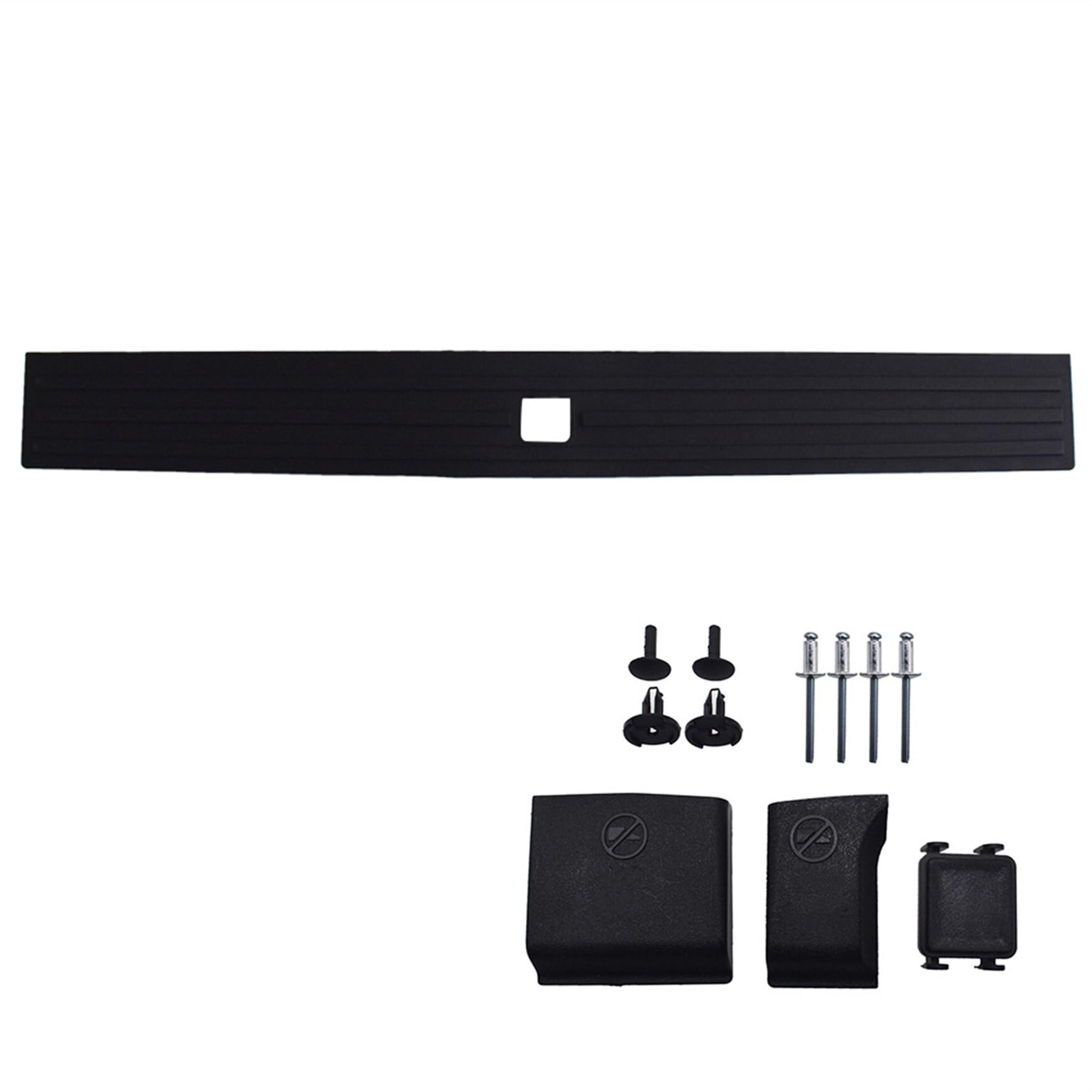Photo 1 of Rear Tailgate Flexible Step Pad Molding Trim with Release Button Replacement for F150 2015-2019