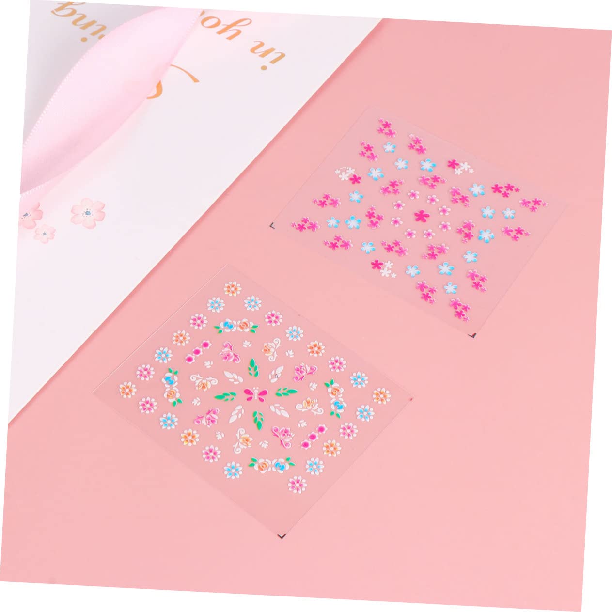 3 Set Adesivi Per Unghie Creativi Nail Art Stickers Colorati Per Manicure Te Per Donne E Ragazze 50 Pezzi*3