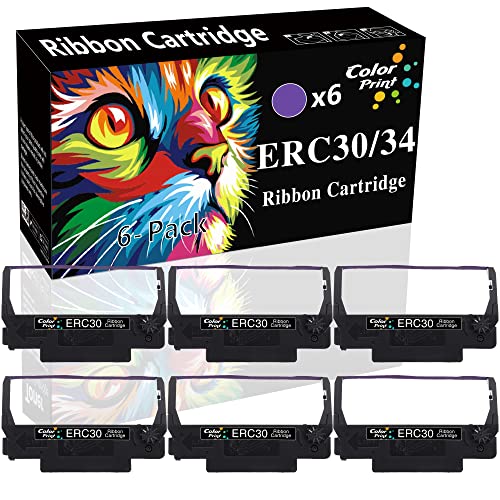 Cinta compatible ERC30-38 morada 6-pack miniatura 1