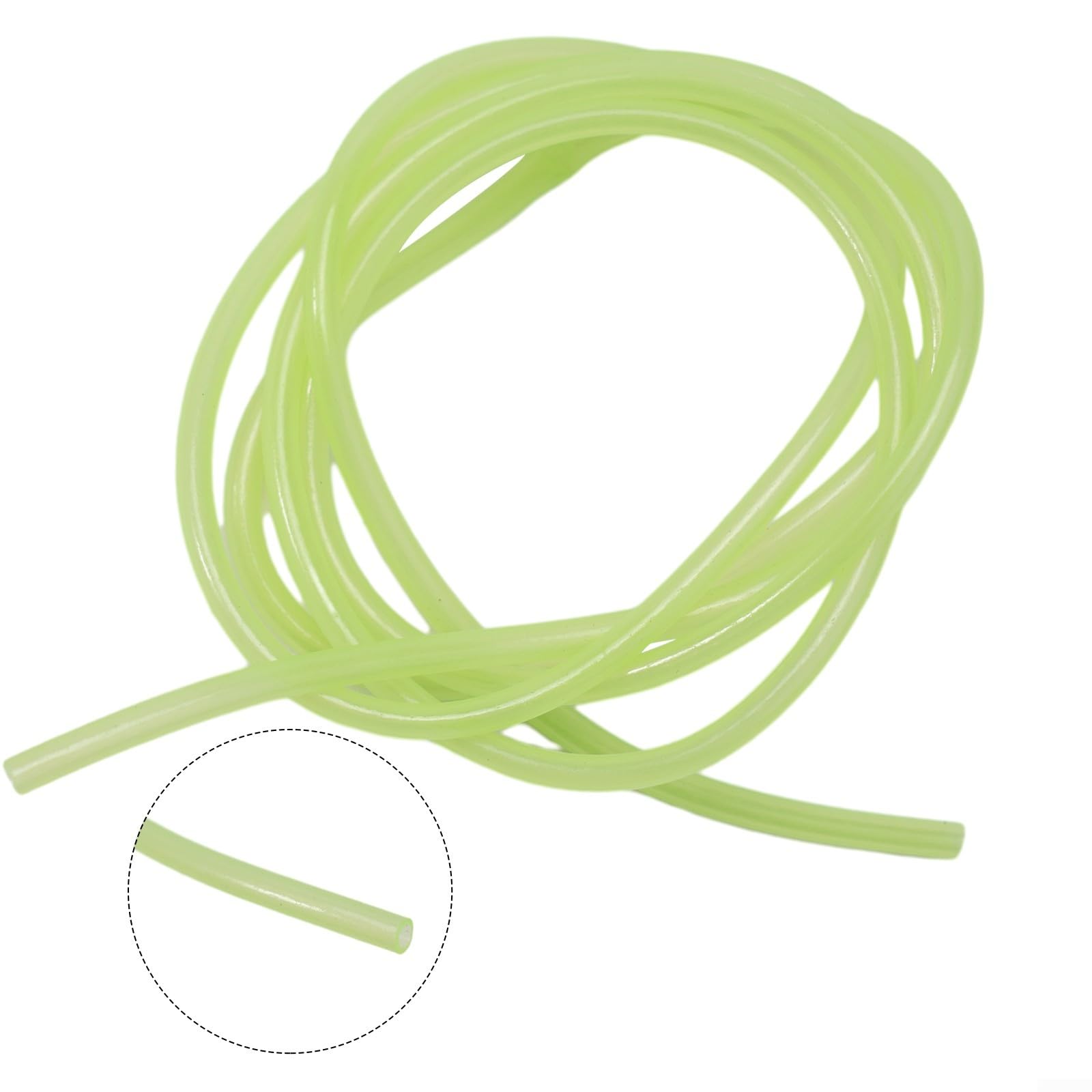 Tube lumineux phosphorescent pêche de nuit 23 mm vert