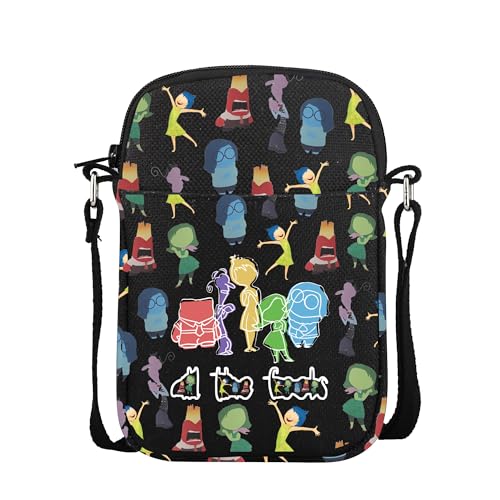 CMNIM Cartoon Feelings Faces Merch Movie Feeling Characters Crossbody Bag Fans Shoulder