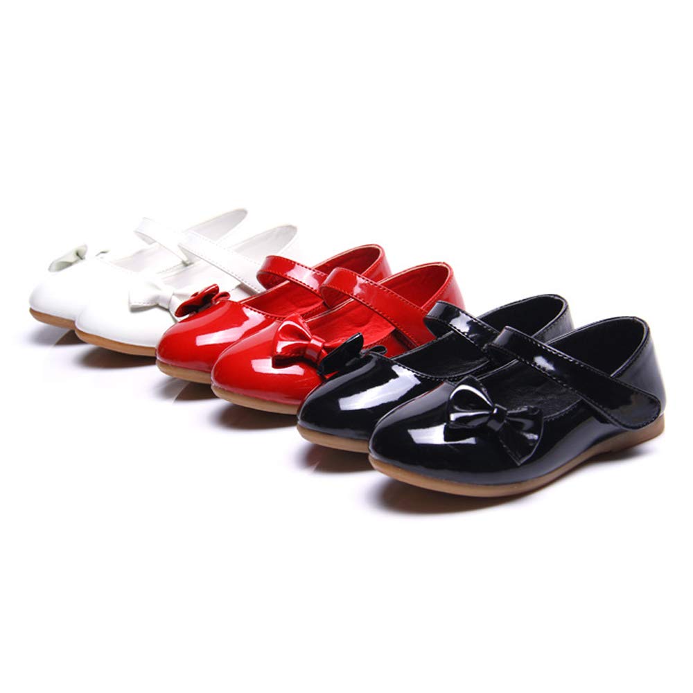 PPXID Mädchen Mary Jane Halbschuhe Bequem Lackleder Ballerinas