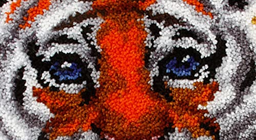 Orchidea - Latch Hook Rug Kit - Young Tiger - Printed Canvas - 4.5 Count - for Adults - 4121, 30.4121 Printed canvas - Image 2