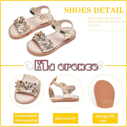 Image of Kiderence Toddler Girls Sandals Little Girls Kids Summer Shoes Toddler Sandals
