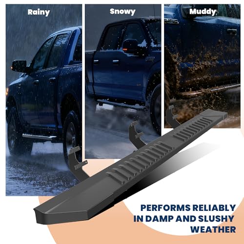 Estribos laterales para Ford F250 1999-2016 aluminio negro miniatura 5
