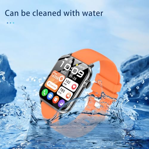 Correa de silicona para reloj iBesi TG09 naranja miniatura 4